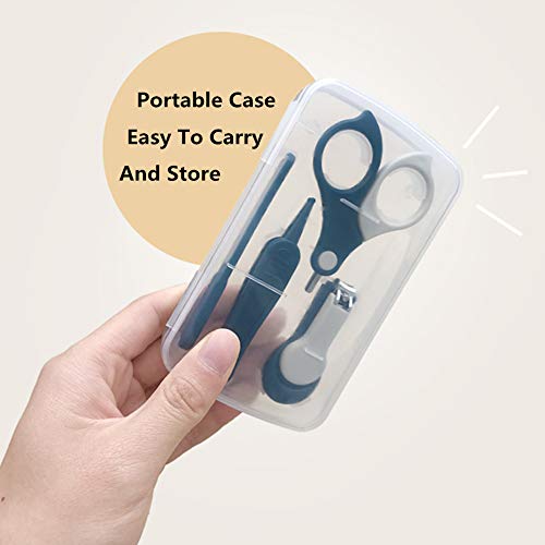 Baby Manicure Set, 4-in-1 Functional Baby Nail Kit