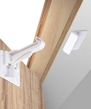 Upgraded Invisible Baby Proofing Cabinet Latch Locks
