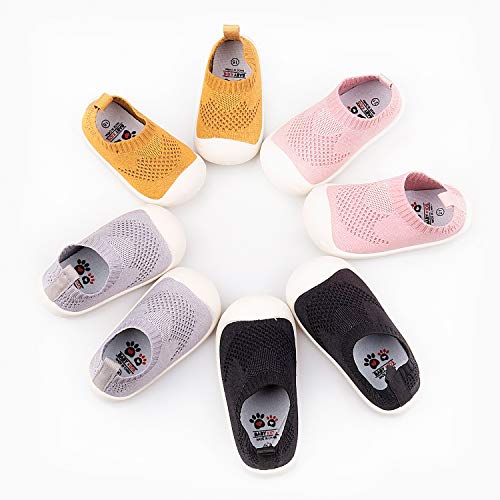 Breathable Cotton Mesh Slip-On Sneakers for Toddler Boys and Girls