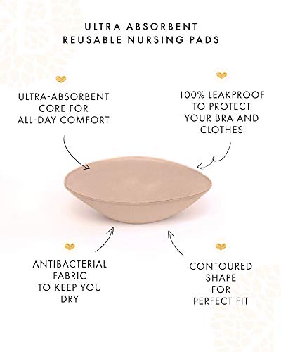 Kindred Bravely Ultra Absorbent Reusable Nursing Pads