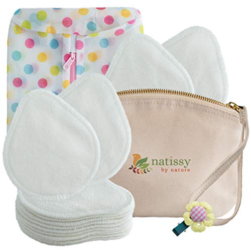 Bamboo Nursing Pads Washable - Reusable, Eco-Friendly, and Gentle on Skin