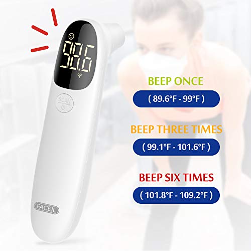 Thermometer for Adults Forehead by FACEIL