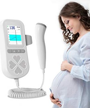 Fetal Doppler by Vonsiesie, Pregnant Baby Doppler with Rechargeable Battery