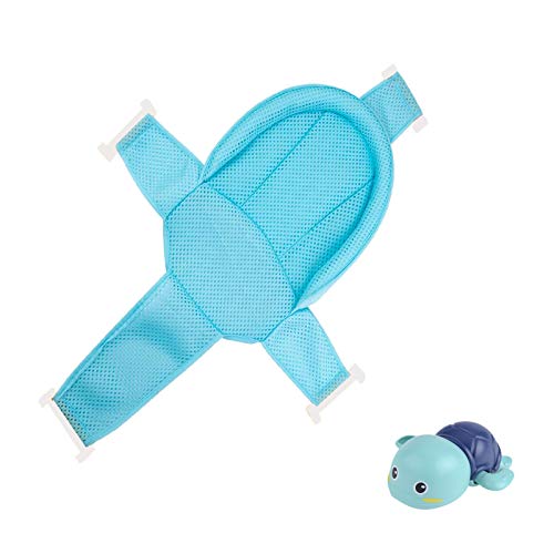Baby Bath Seat Support Net, with Four Safety Support Corner