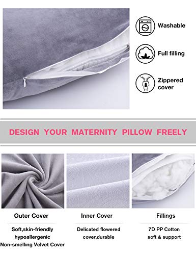 Awesling 60in Full Body Pillow | Nursing, Maternity and Pregnancy Body Pillow