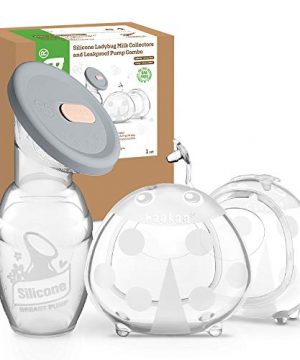 Manual Breast Pump with Silicone Lid and Breast Shells