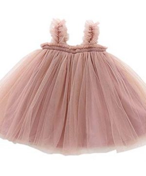 LYXIOF Baby Girls Tutu Dresses Sleeveless Princess Dress