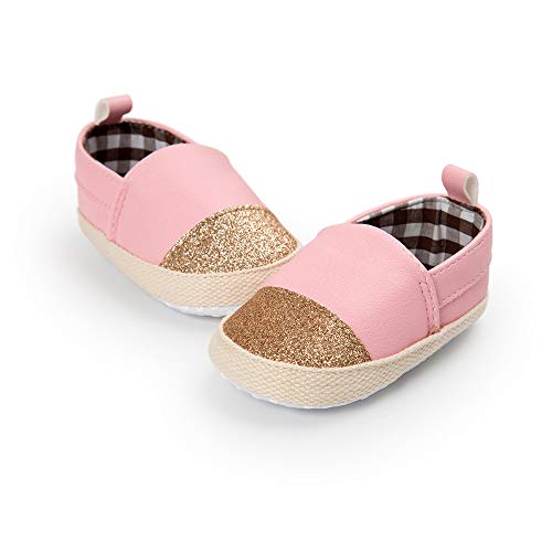 Infant Baby Girls Boys Sequin Shoes Soft Sole