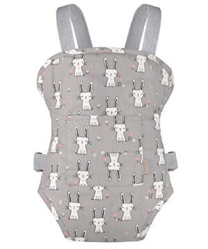 GAGAKU Doll Carrier Soft Cotton Front and Back Carrying