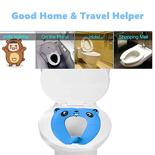 Folding Potty Training Seat,Travel Potty Seat for Boys and Girls