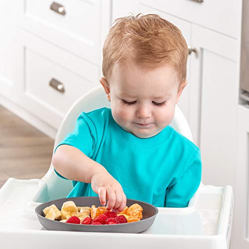 WeeSprout Bamboo Toddler Plates - 4 pc Set