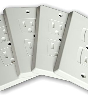 Self-Closing Electrical Outlet Covers for Baby Proofing