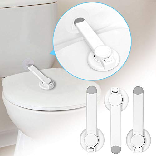 Automatic Baby Proofing Toilet Lock for Toddler Kids Pets