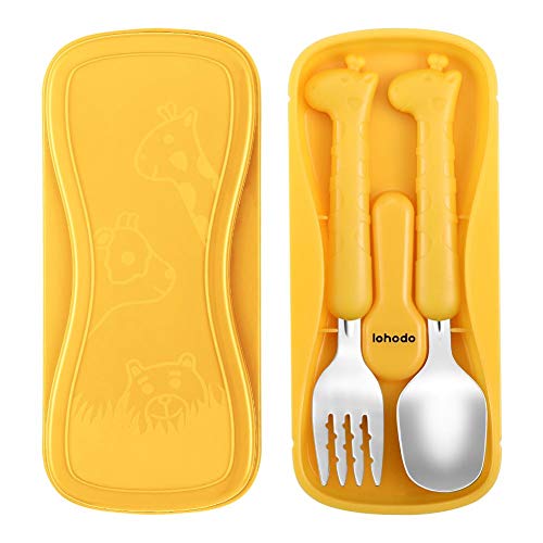 Toddler Utensils Kids Spoon and Fork Set 18/8 Stainless Steel