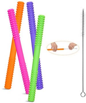 Hollow Teething Tubes Soft Silicone