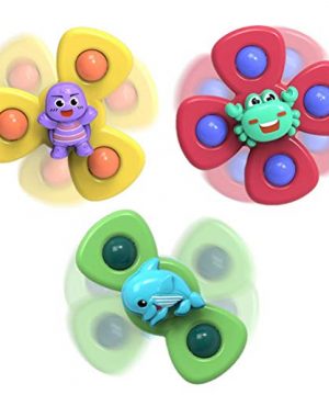 Suction Cup Spinning Top Toy for Baby Safe