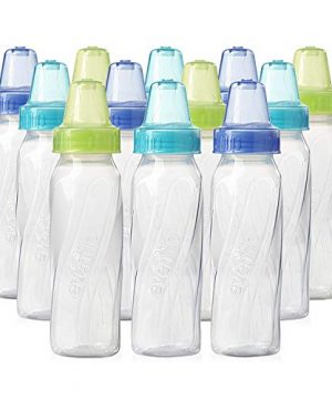 Evenflo Feeding Classic Clear Plastic Standard Neck Bottles for Baby