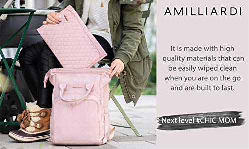Portable Diaper Changing Pad Stylish, Chic by AMILLIARDI for Travel