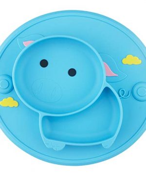 Baby Silicone Plate Suction Toddler Plates Mini Plate Placemat