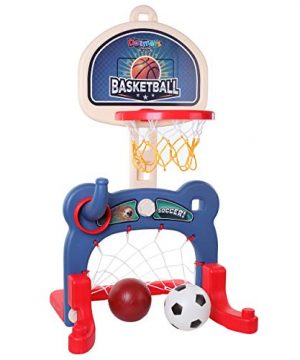 3-in-1 Kids Sports Center: Basketball Hoop