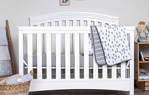 Rest Easy with Burt's Bees Baby Fitted Crib Sheet in Heather Gray: The Ultimate Organic Cotton Comfort for Your Little One