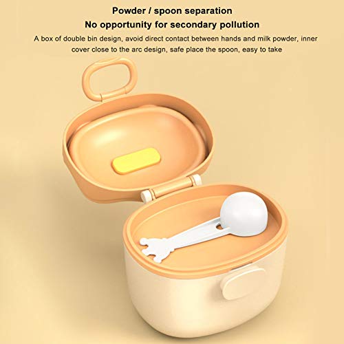 On-the-Go Formula Companion: Non-Spill Milk Powder Dispenser with Easy Scoop and Storage, Ideal for Travel and Daily Adventures