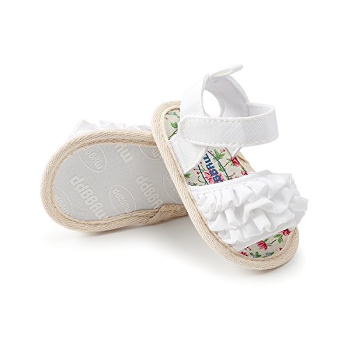 Striped Bowknot Baby Girl Sandals: Stylish and Safe First Walkers
