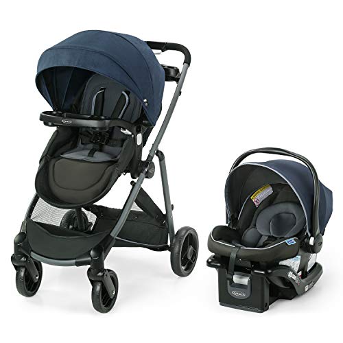 Baby Stroller with Reversible Seat Car Seat