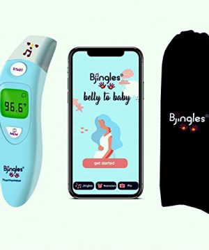 Bjingles Digital Baby Thermometer Forehead, Ear- Contact