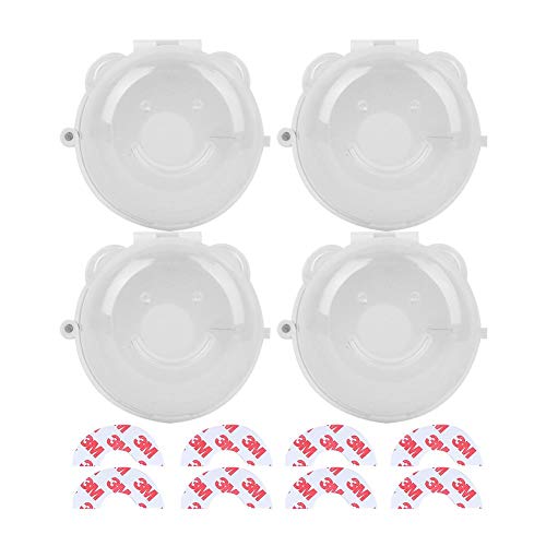 4PCS Child Safety Guards Clear Stove Knob Covers