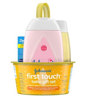 Johnson's Baby First Touch Baby Gift Set, Baby Bath