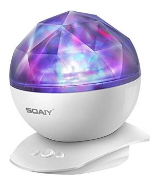 SOAIY Rotation Sleep Soothing Color Changing Light Projector