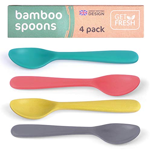 GET FRESH Bamboo Kids Spoons Set – 4-pack