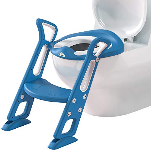 Potty Training Toilet Seat with Step Stool Ladde
