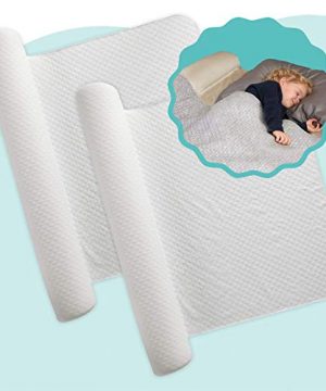[2-Pack] hiccapop Inflatable Bed Rail for Toddlers