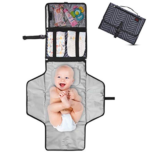 Crystal Baby Smile Portable Changing Pad - Detachable Changing Mat