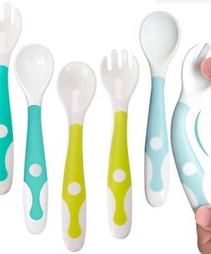 Baby Utensils - Bendable Spoons and Forks Sets