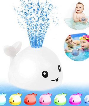 Baby Bath Toys,Whale Bath Toy LED Light