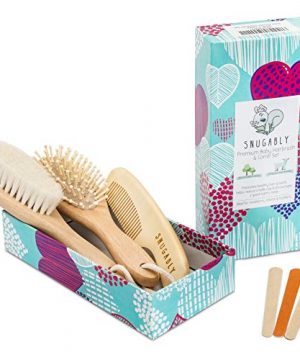 Baby Hair Brush and Comb Set for Newborn and Toddler