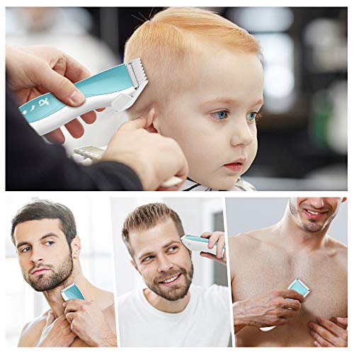 Baby Hair Clippers, Ultra-Quiet Kids Hair Trimmer Kit