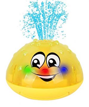 HLXY Bath Toy, Spray Water Squirt Toy LED Light