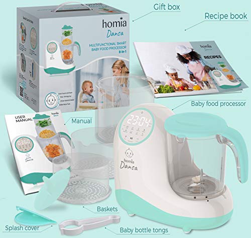 Simplify Baby Meal Prep with the 8-in-1 Child Food Maker Chopper Grinder - Your All-in-One Processor for Healthy Toddler Meals