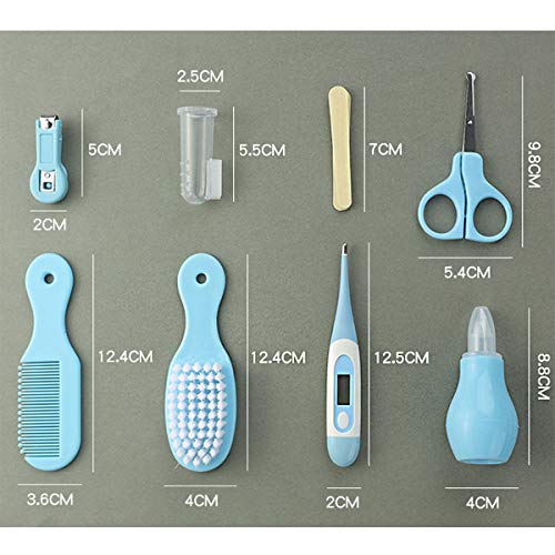 Baby Grooming Set, 8 in 1 Safe Portable Baby Clean Accessories