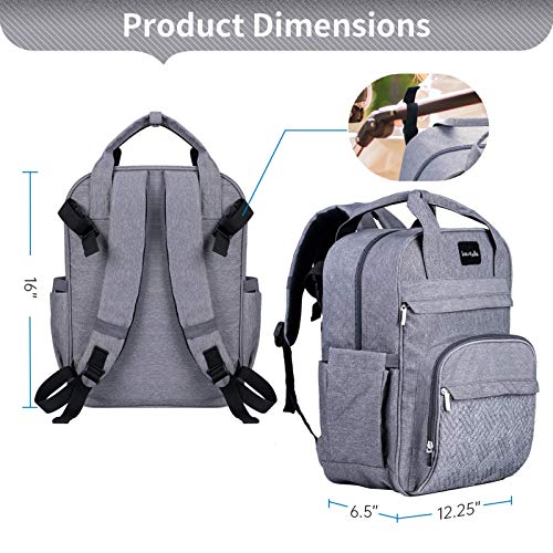 Experience Parenting Bliss with the Multifunction Diaper Bag Backpack – Ideal for On-the-Go Parents! 🎒👶