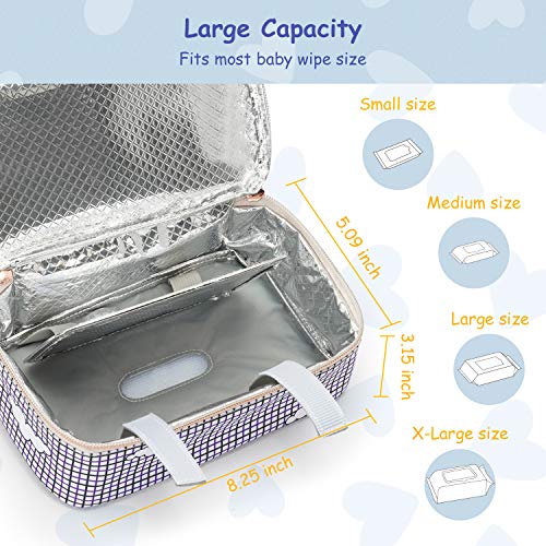 Portable Baby Wipe Warmer with 3 Heating Modes