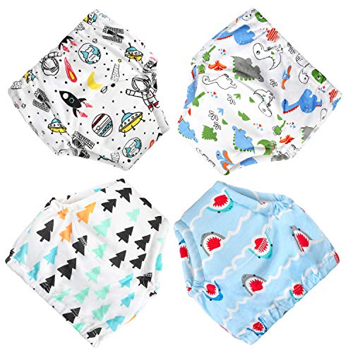 CottonTraining Pants 4 Pack Padded Toddler Potty