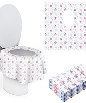 Toilet Seat Cover Disposable XL, 30 Pack Extra Large Full Cover