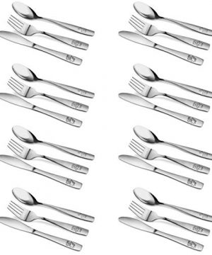 24 Piece Stainless Steel Kids Cutlery, Child and Toddler Safe Flatware