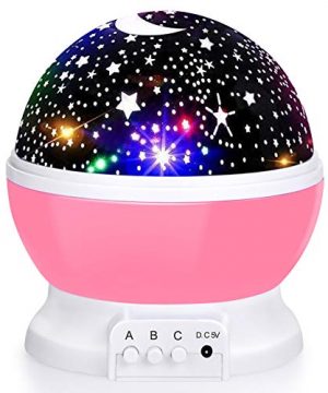 Star Night Light Projector, Baby Lights with 4 LED