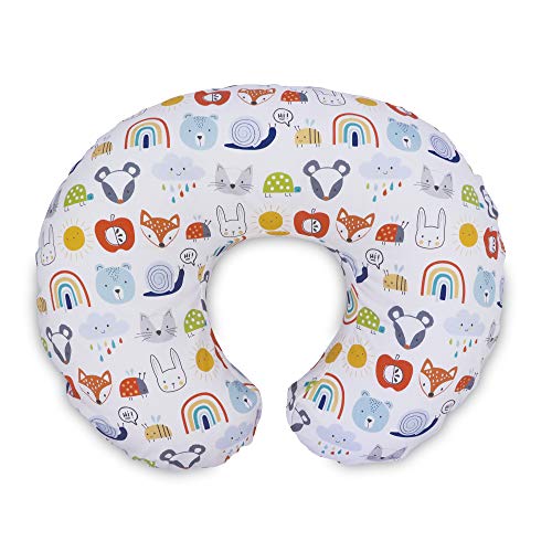 Boppy Original Pillow Cover, Colorful Animals, Rainbows